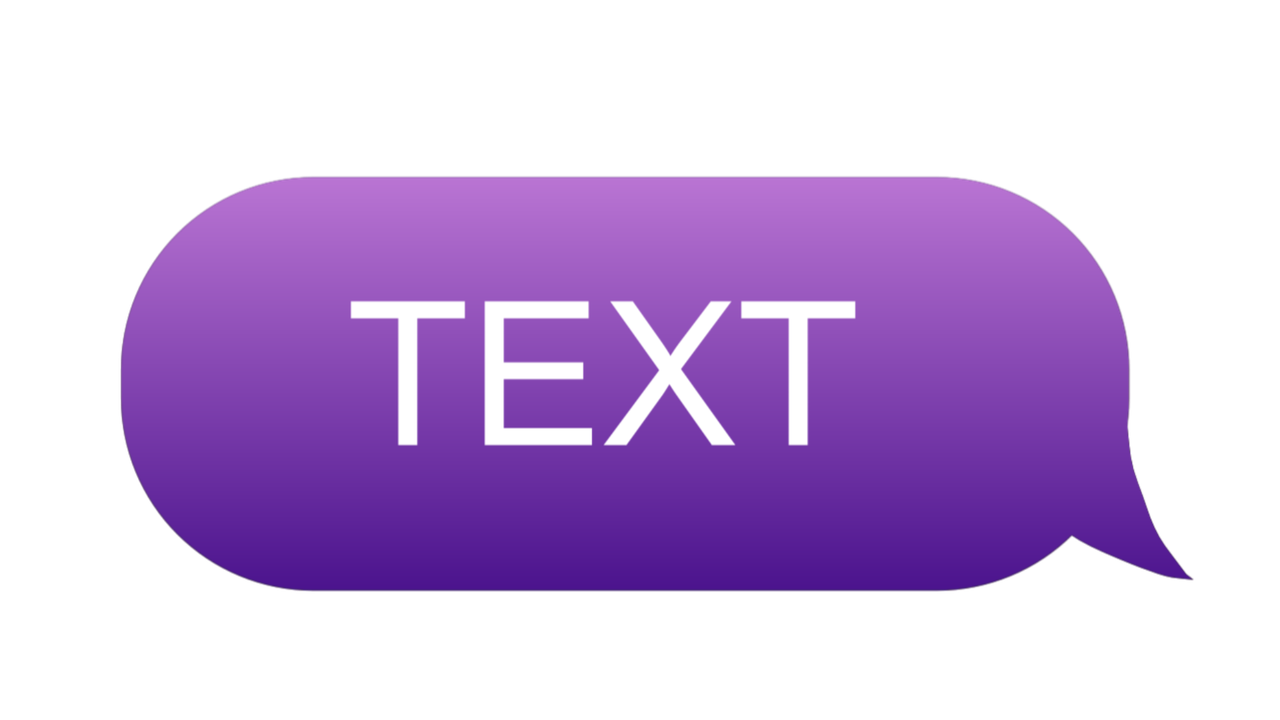 Send Custom Gradient Bubble