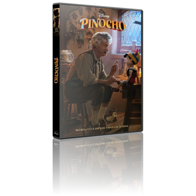 Portada - Pinocho [2022] [DVD9-Autoría] [ntsc] [Cast/Ing] [Sub:Varios] [Fantástico]