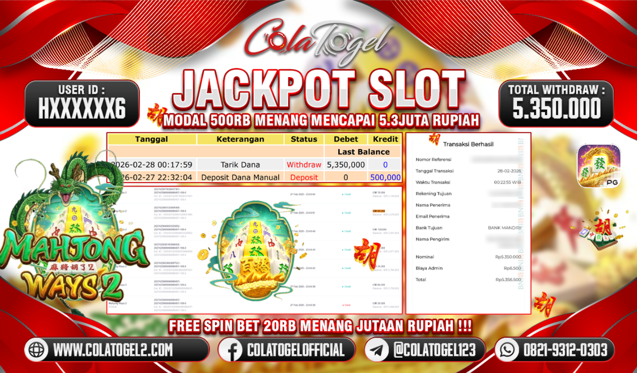 JACKPOT SLOT GACOR!!