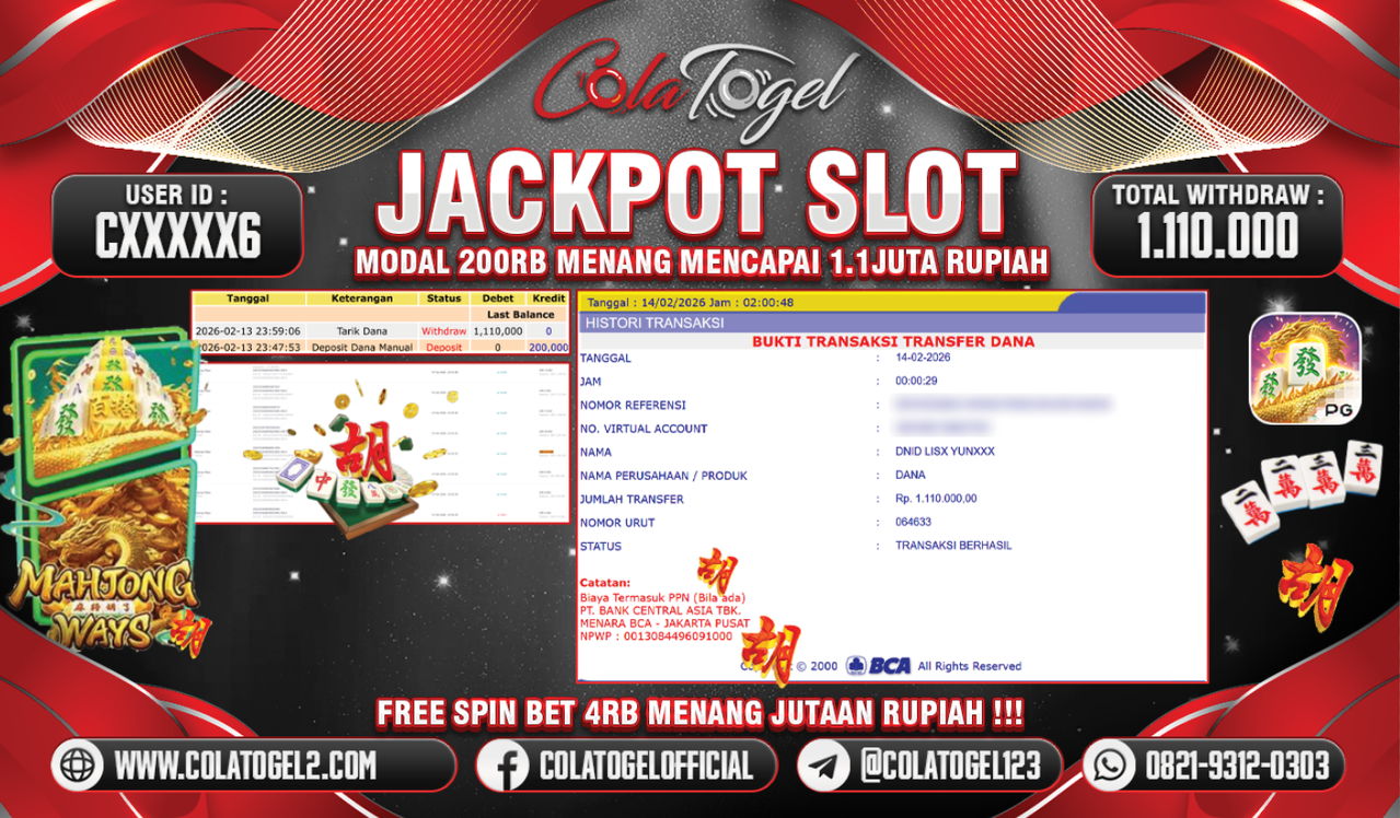 JACKPOT SLOT GACOR!!