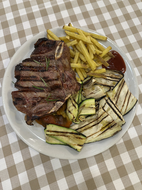 Costata di manzo alla griglia