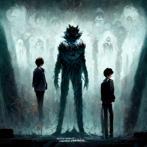 A human, a shinigami, and a god.