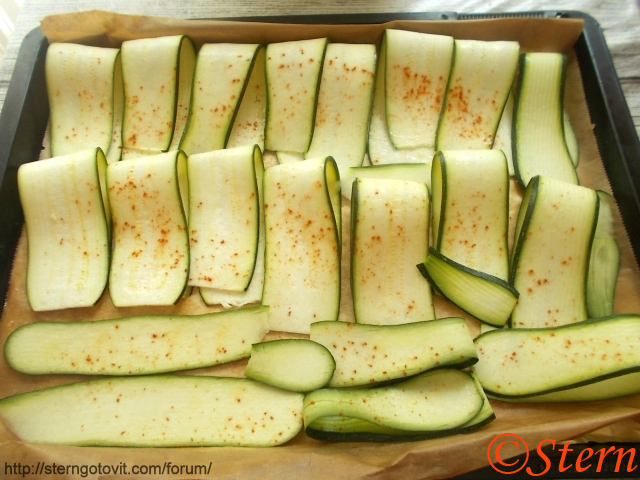 Пицца с цуккини и брынзой