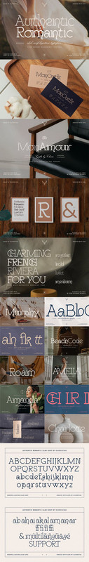 Authentic Romantic - Slab Serif Ligature Typeface