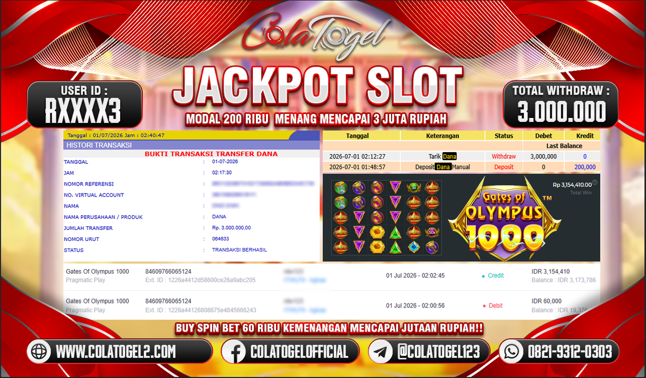 JACKPOT SLOT GACOR!!