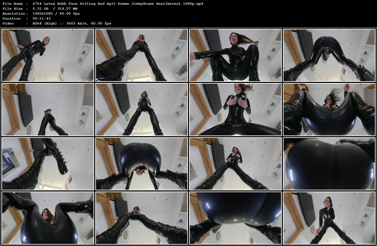 2754 Latex Rubb Face Sitting And Spit Domme Jimmydraws Sexlikereal 1080p mp4