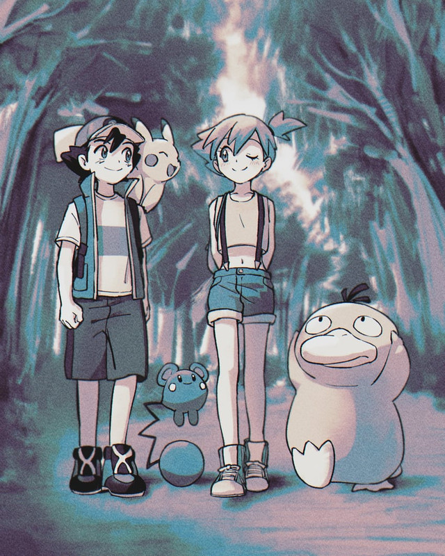 pikachu-ash-ketchum-misty-psyduck-and-az