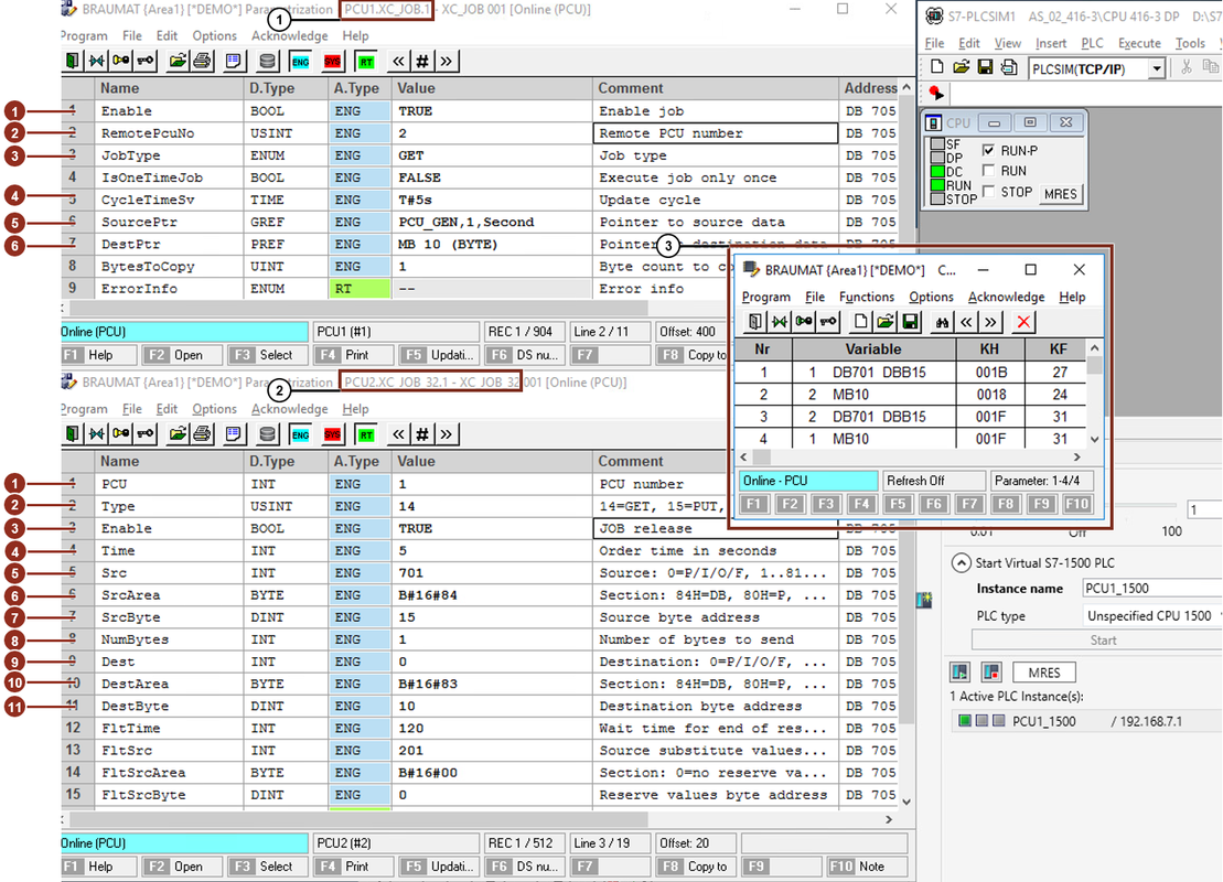 BRAUMAT with STEP 7 - Additional functions for BRAUMAT BRAUMAT