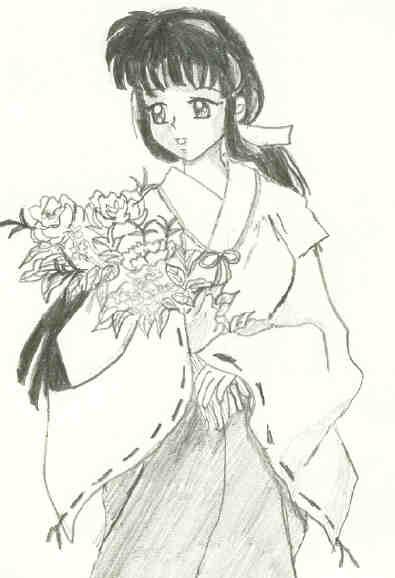Hình vẽ Kikyou, Kagome, Sango bộ Inuyasha - Page 16 Kikyou_by_tatiana_chan