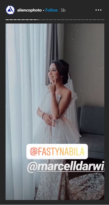 Pernikahan Marcell Darwin dan Nabila Faisal