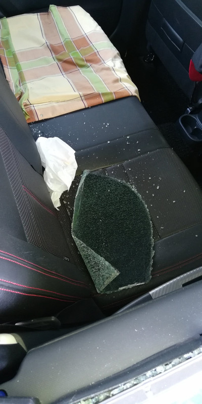 car seat kena curi