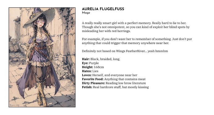 Aurelia's sheet