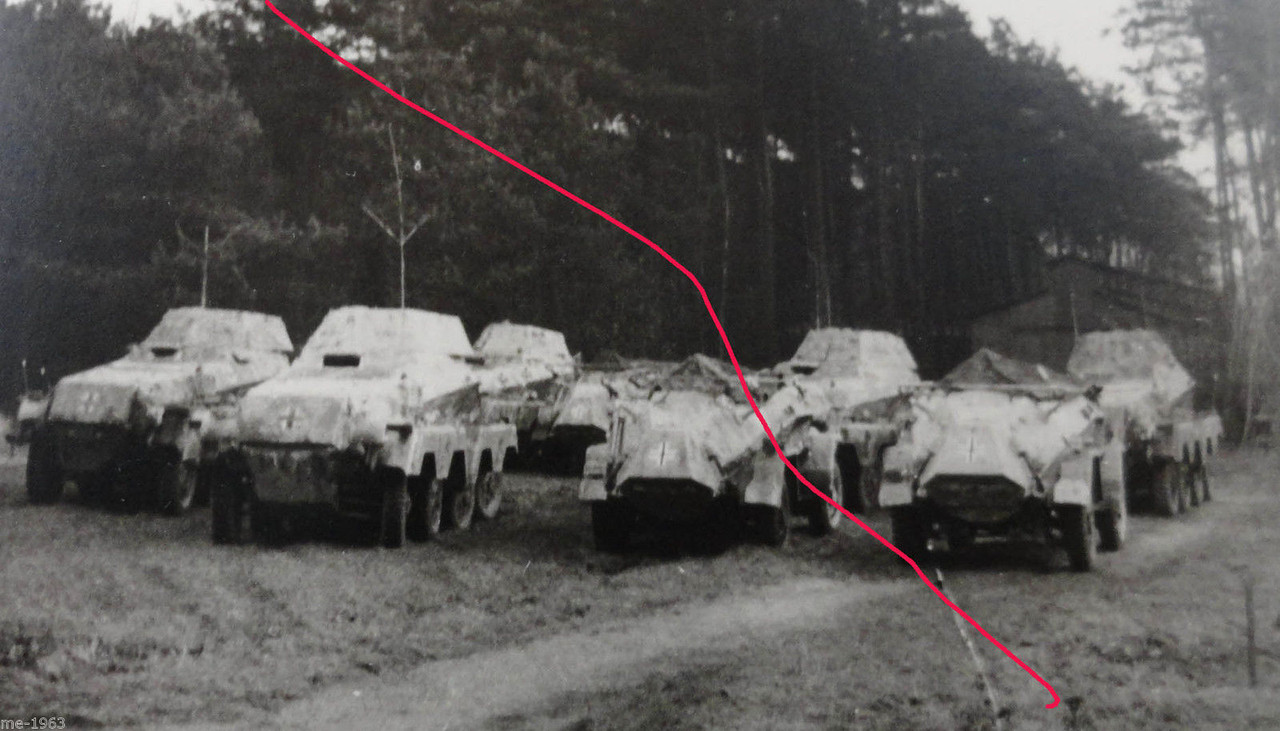 original Foto LAH Aufklärungsabteilung ca. 1944 