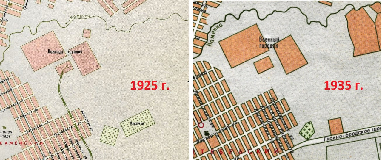 Место кладбища