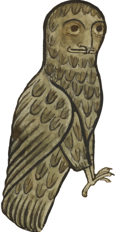 a medieval owl