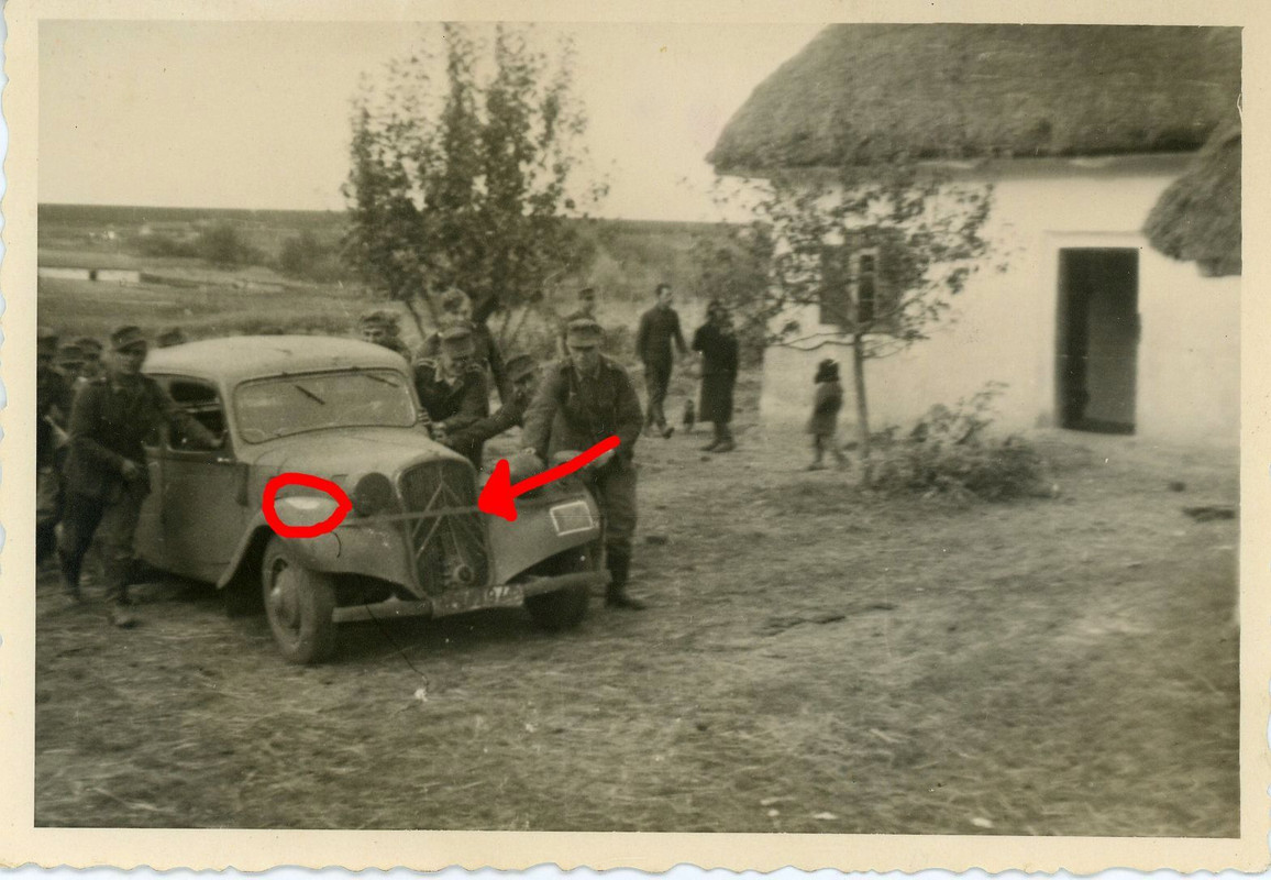 Russland Frankreich Beute Citroen PKW Auto Kübel