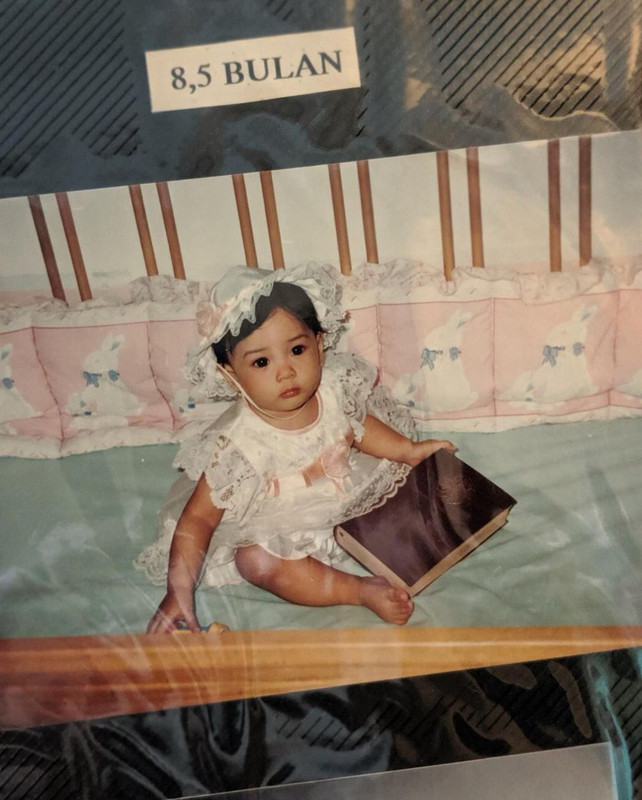 Anya Geraldine saat masih balita usia 8,5 bulan
