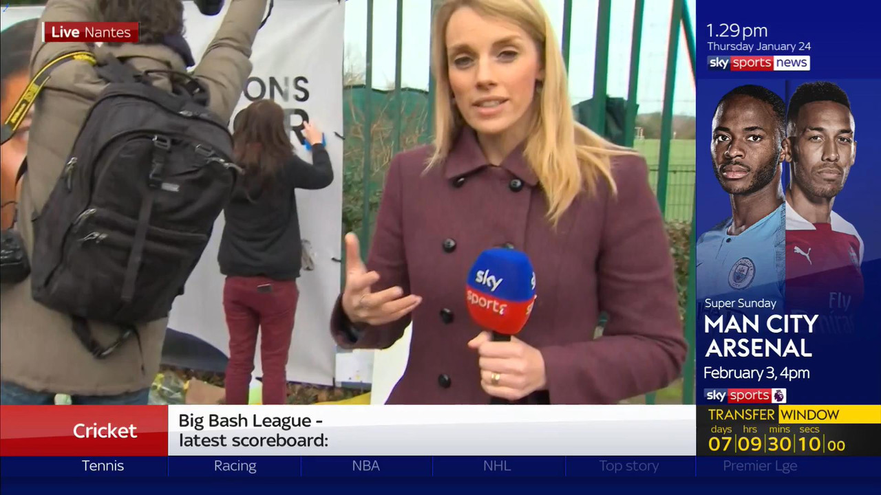 24 January - 13.00.00 - Sky Sports News. All the news from the P