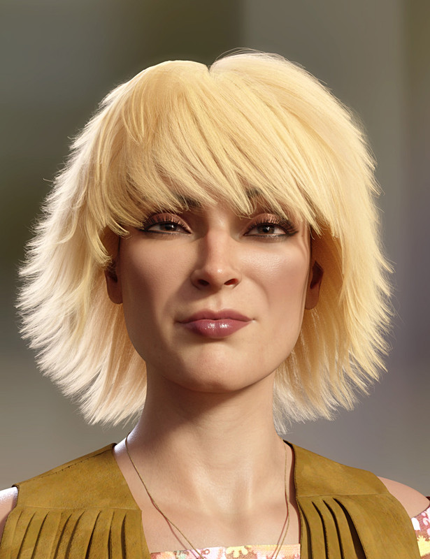 dForce Shaggy Hair for Genesis 8 and 8.1 Male and Female