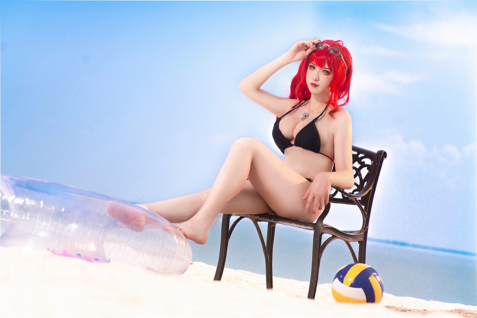 刺青Poi 沙滩排球 Cosplay｜夏日主题 写真合集（含隼隼子）【40P｜667.8MB】插图8