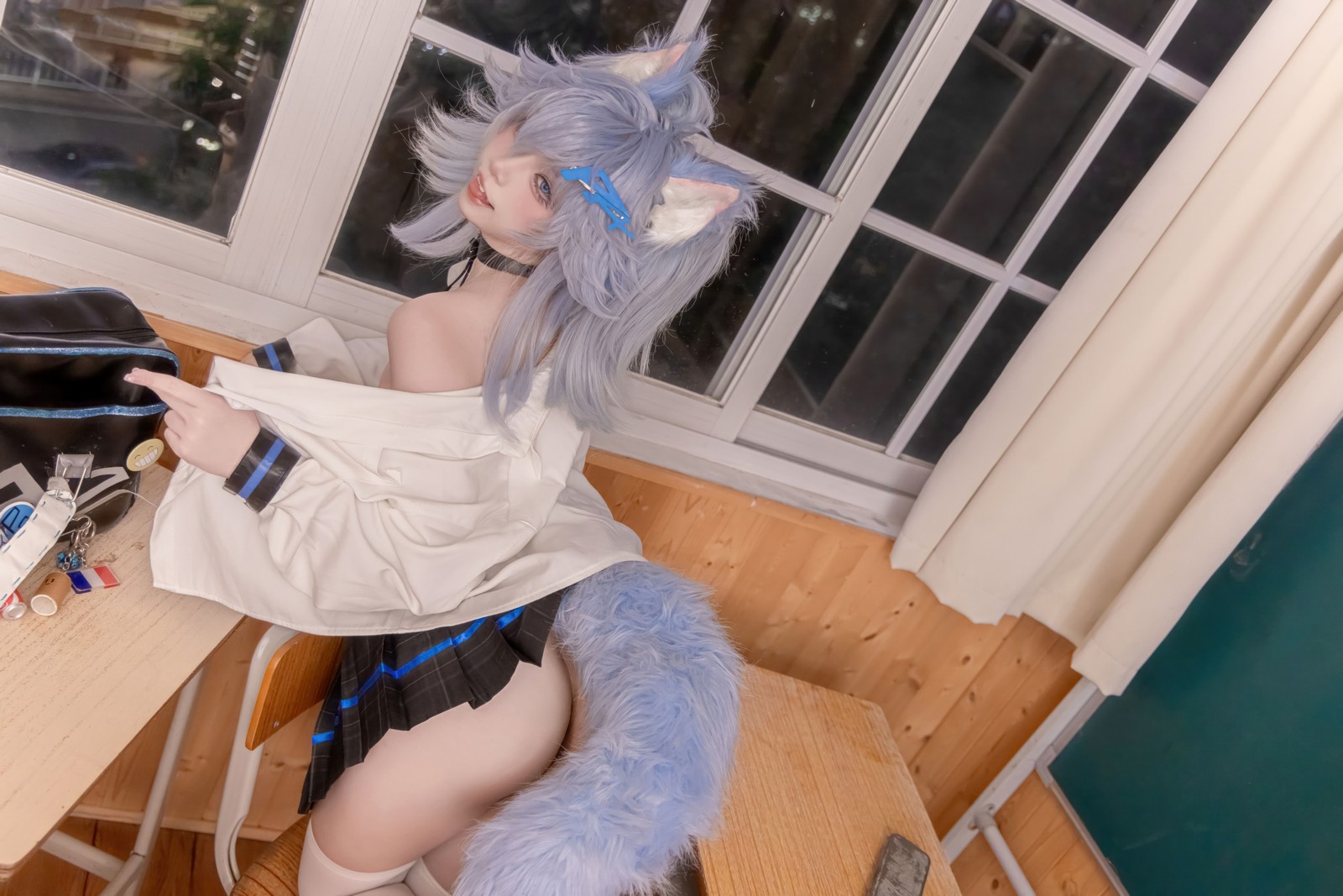 纸悦Etsu_ko《少女前线 PA-15》高校心跳物语 Cosplay 套图[51P-385M]插图4