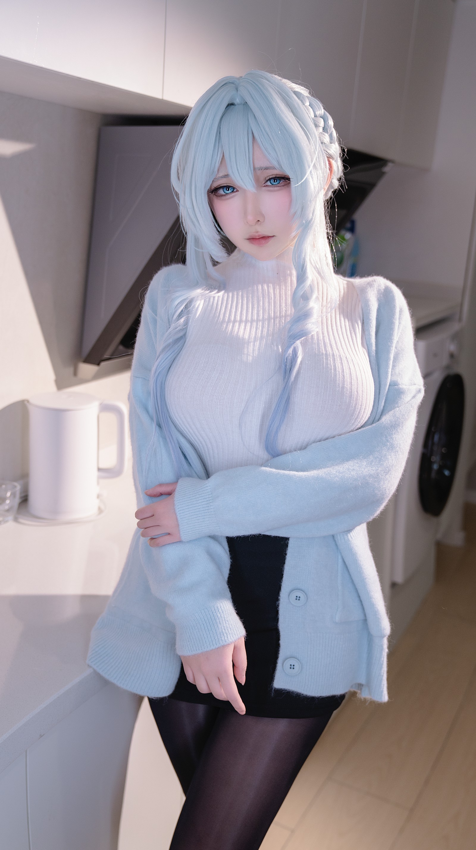 樱梨梨 雪女 Cosplay 写真图集｜高清日系风格摄影（32P｜178MB）插图4