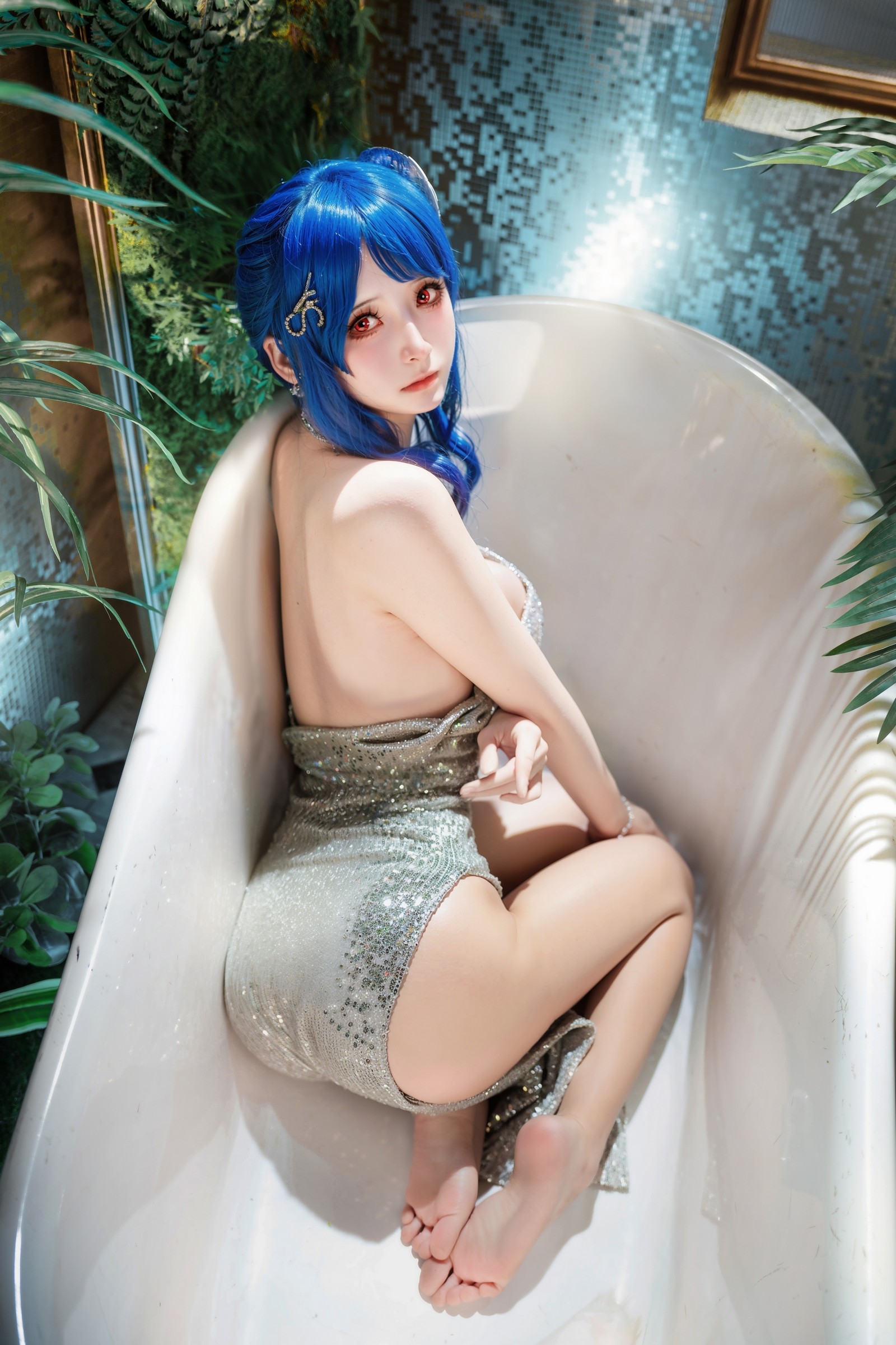 九柒喵 – 圣路易斯 Luxury Handle COS 高清套图（10P-38.2M）舰娘优雅写真插图6