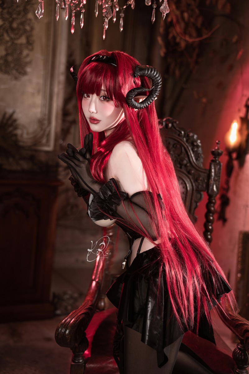 切切Celia 兴登堡 Hindenburg Cosplay Azur Lane 写真 38P插图