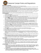 Rules and Regulations 1