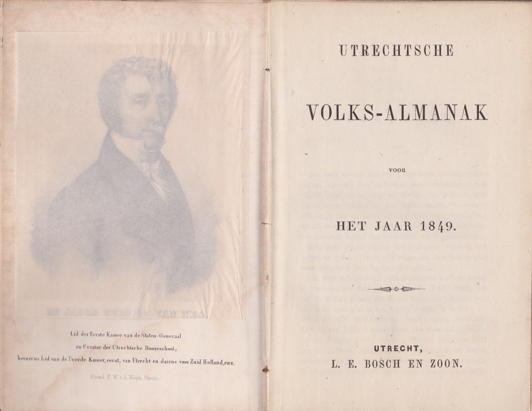  - Utrechtsche Volks-Almanak voor het jaar 1849