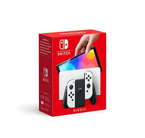 Amazon: Nintendo Switch OLED blanca. Mínimo histórico 
