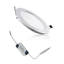 Panel led redondo embutir contr