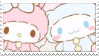 my melody and cinnamoroll