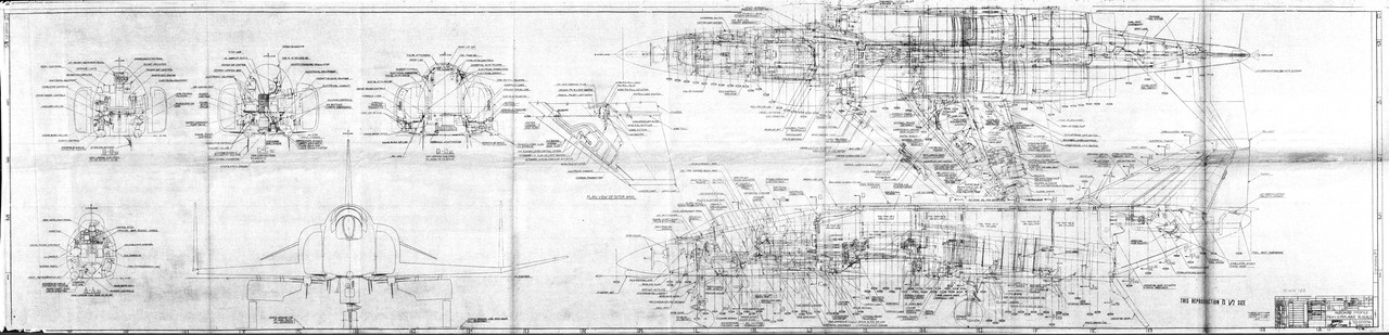 F4H-1 Inboard Profile -Sht 1 of 4 3-8-57 - RDown