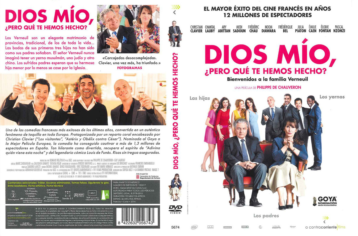 Quest Ce Quon A Fait Au Bon Dieu 1 Streaming Qu’est-ce Qu’on A Fait Au Bon Dieu? [2014][DVD R1][Subtitulado