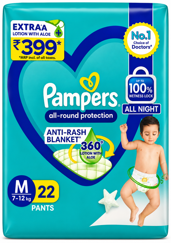 Pampers All-Round Protection Pants M 22pcs