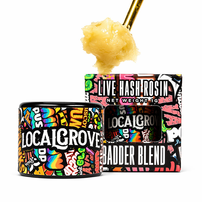 Buy LocalGrove premium live rosin at BayFarmz. Michigan craft solventless rosin from pheno-hunted genetics. Cold-cured ice water hash, terpy badder. Nationwide delivery all 50 states.