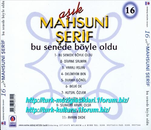 Asik Mahsuni Serif - Bu Senede Boyle Oldu  (2)