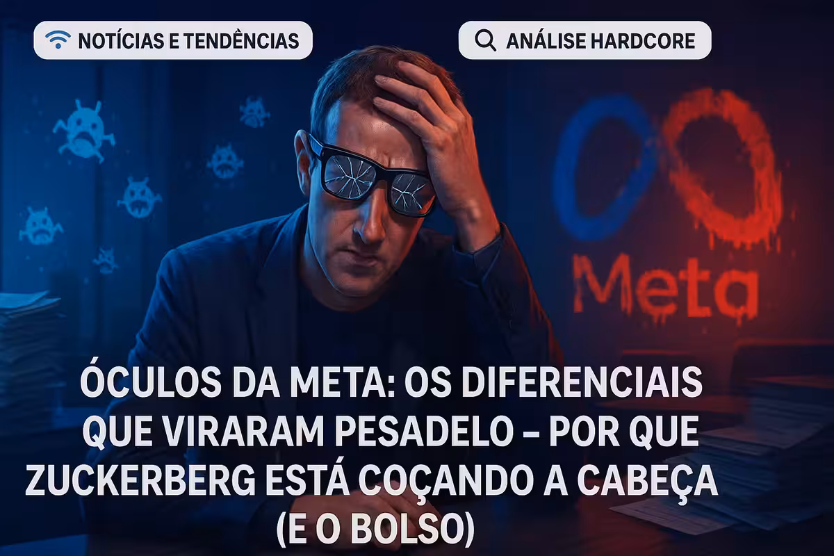 Óculos da Meta: Os Diferenciais que Viraram Pesadelo – Por Que Zuckerberg Está Coçando a Cabeça (e o Bolso)?
