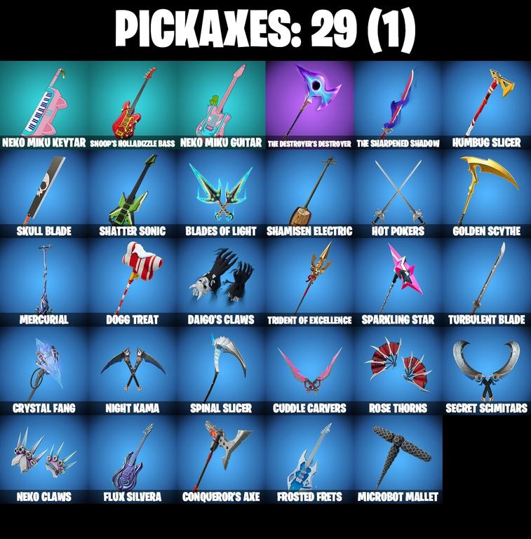 pickaxes comp