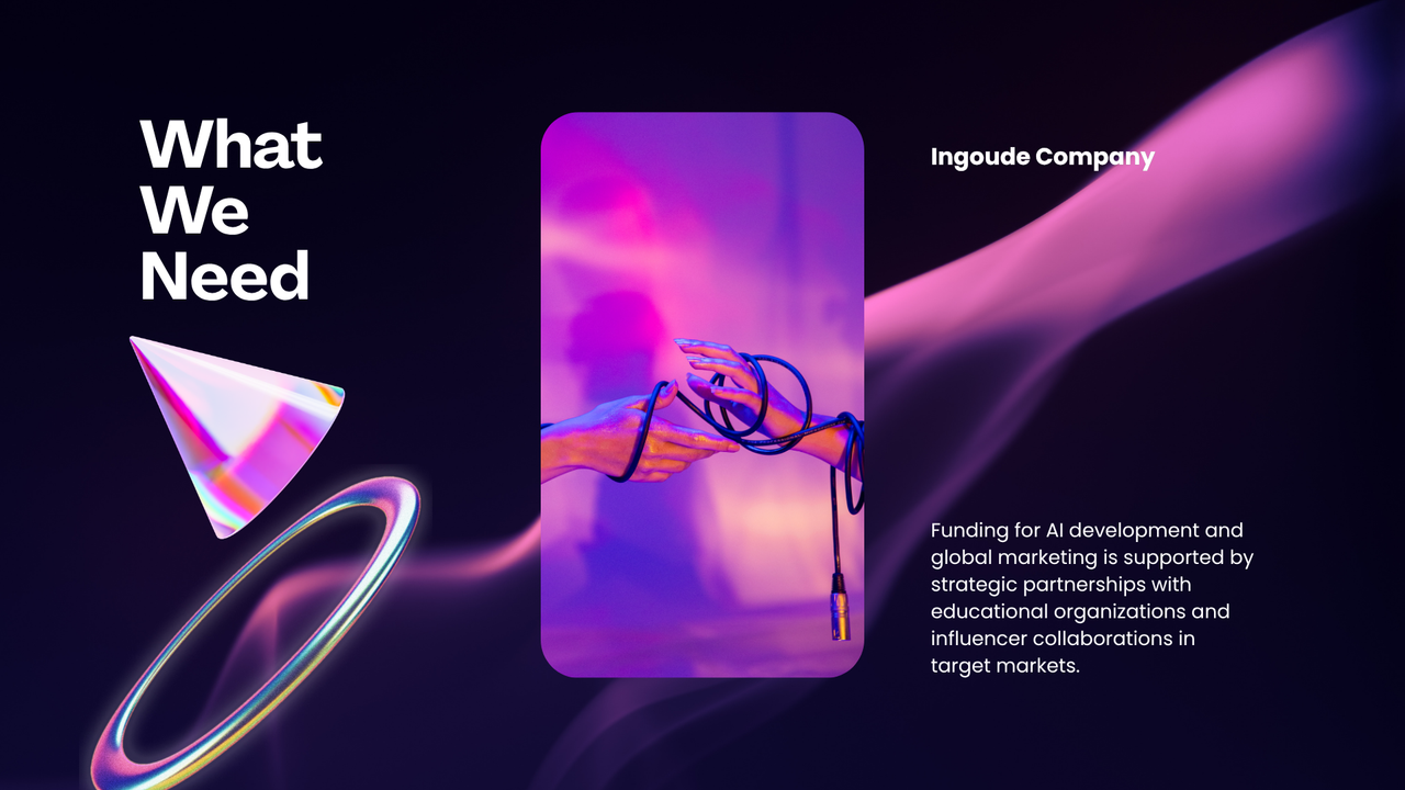 Purple and White Modern VR Business Pitch Deck Presentation