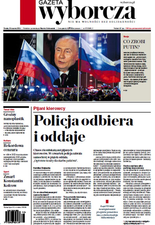Gazeta Wyborcza 20.03.2024