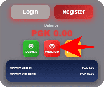 Click Withdraw Button