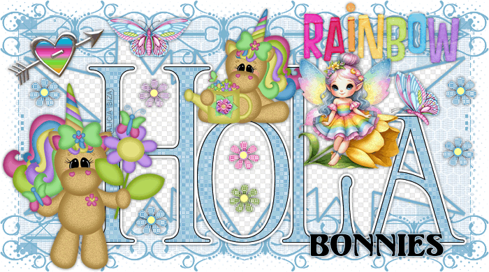 Hola Over the Rainbow bonnies