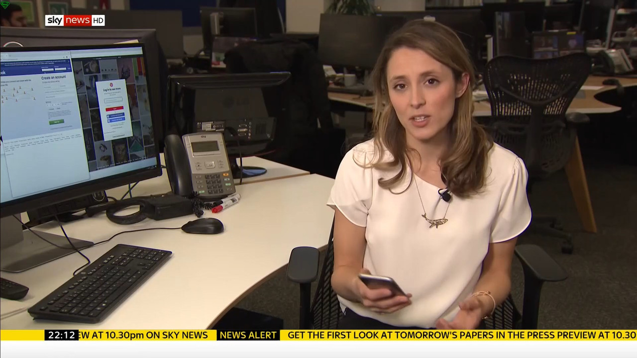 27 January - 22.00.00 - Sky News At 10. Anna Jones with the main