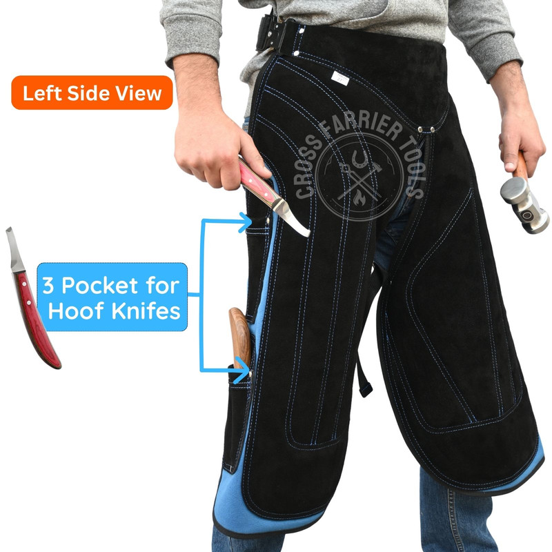 Left Side Hoof Knife Pockets