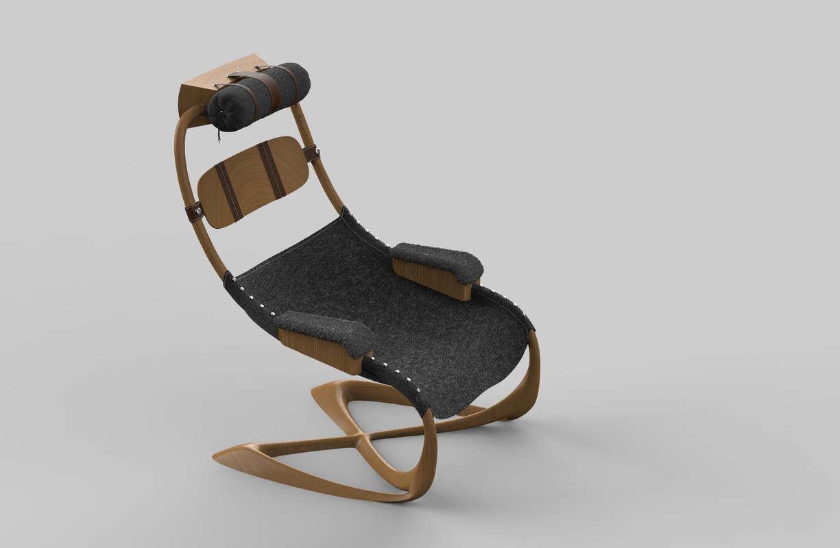 Scandinavian Armchair — Furniture Design by RenForm Stockholm Design Studio, image 3
