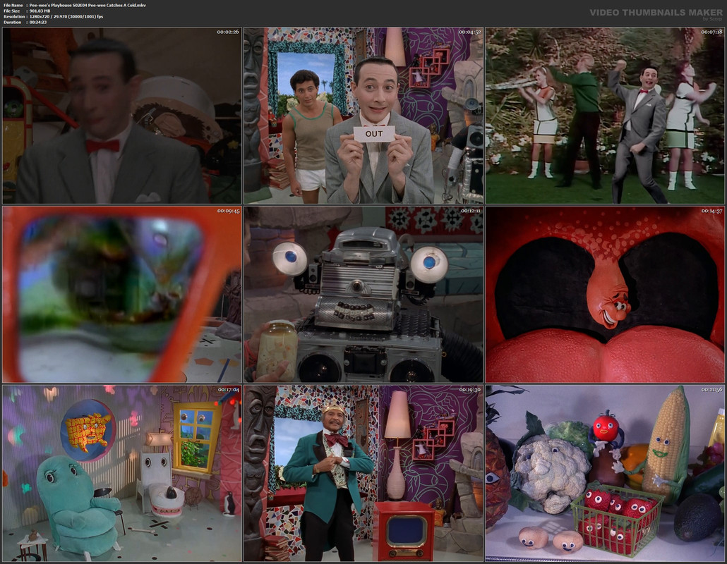 Pee-wee's Playhouse S02E04 Pee-wee Catches A Cold.mkv
