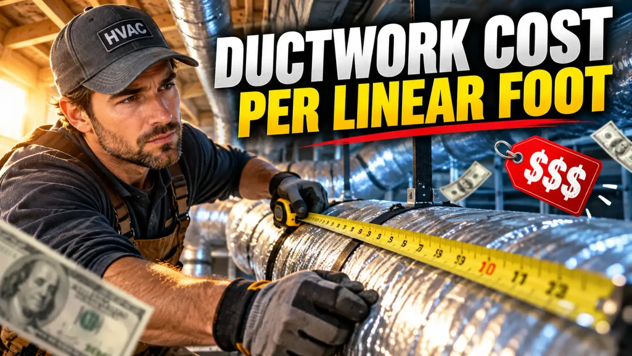 Hvac Ductwork Installation Cost Calculator By Linear Foot
