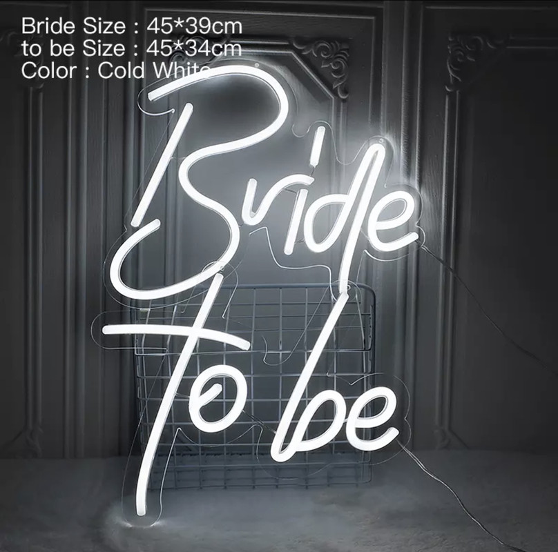 Bride To Be Neon Sign(USB/battery)
